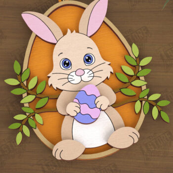 Intra απο ξύλο plywood 3mm-4mm πάχος - Πακέτο Πασχαλινών Στολίδι | Καλό Πάσχα Δίασταση 6x6 cm INTRAFABR-115769734 - Image 7