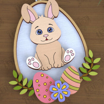 Intra απο ξύλο plywood 3mm-4mm πάχος - Πακέτο Πασχαλινών Στολίδι | Καλό Πάσχα Δίασταση 6x6 cm INTRAFABR-115769734 - Image 8