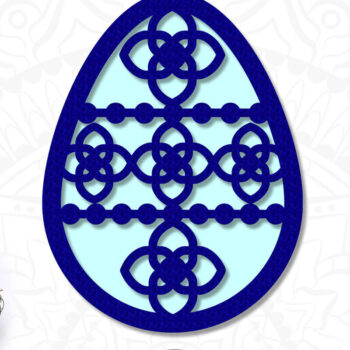 Intra απο ξύλο plywood 3mm-4mm πάχος - Πασχαλινά Στολίδια, Πασχαλινές Ετικέτες Δίασταση 6x6 cm INTRAFABR-92990030 - Image 2