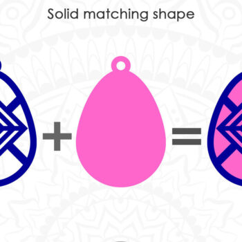 Intra απο ξύλο plywood 3mm-4mm πάχος - Πασχαλινά Στολίδια, Πασχαλινές Ετικέτες Δίασταση 6x6 cm INTRAFABR-92990030 - Image 3