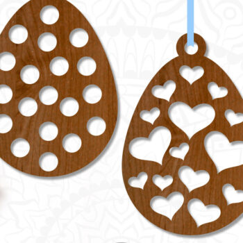 Intra απο ξύλο plywood 3mm-4mm πάχος - Πασχαλινά Στολίδια, Πασχαλινές Ετικέτες Δίασταση 6x6 cm INTRAFABR-92990030 - Image 4