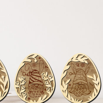 Intra απο ξύλο plywood 3mm-4mm πάχος - EASTER Paint Kit ΠΑΚΕΤΟ ΣΕΤ 9 τεμαχίων Δίασταση 5x6 cm INTRAFABR-24937649 - Image 3