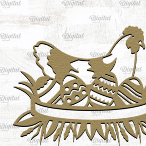 Intra απο ξύλο plywood 3mm-4mm πάχος - Πασχαλινό χαρτί κοπής. Πασχαλινή διακόσμηση με λέιζερ Δίασταση 15x15 cm INTRAFABR-89435232