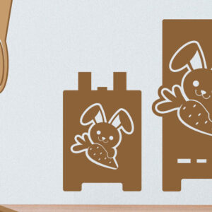 Intra απο ξύλο plywood 3mm-4mm πάχος - Πασχαλινό Τηλεφωνικό Σταντ | Πασχαλινή θήκη τηλεφώνου Δίασταση 5x7 cm INTRAFABR-115799302