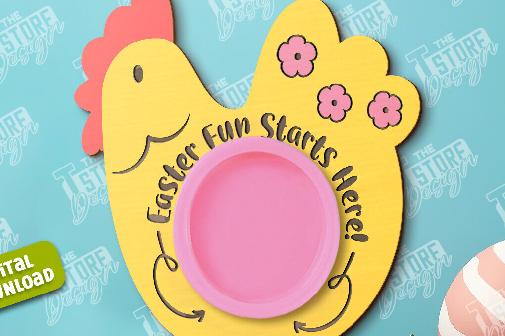 Intra απο ξύλο plywood 3mm-4mm πάχος - Δωροκάρτα Πασχαλινής Ζύμης |  CNC Δίασταση 15x15 cm INTRAFABR-117707582