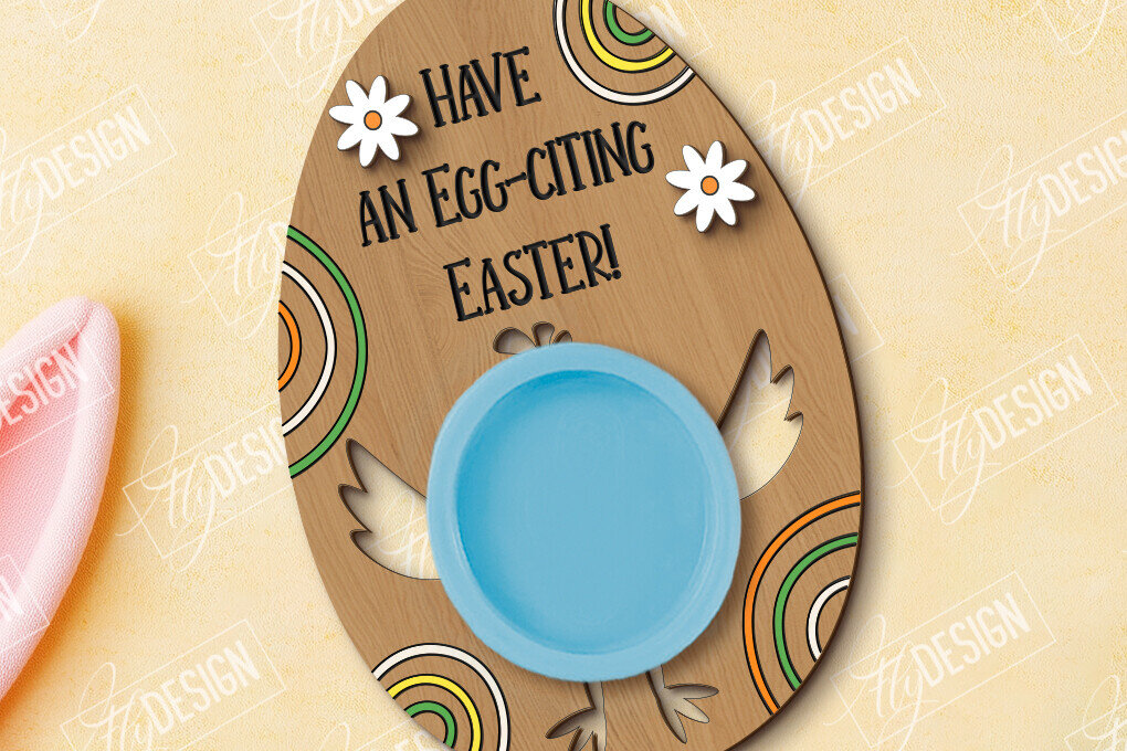 Intra απο ξύλο plywood 3mm-4mm πάχος - Δωροκάρτα Πασχαλινής Ζύμης |  CNC Δίασταση 15x15 cm INTRAFABR-117707950