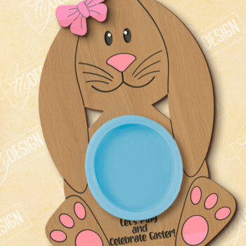 Intra απο ξύλο plywood 3mm-4mm πάχος - Δωροκάρτα Πασχαλινής Ζύμης |  CNC Δίασταση 15x15 cm INTRAFABR-117707965 - Image 1