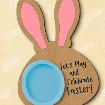 Intra απο ξύλο plywood 3mm-4mm πάχος - Δωροκάρτα Πασχαλινής Ζύμης |  CNC Δίασταση 15x15 cm INTRAFABR-117707988 - Image 1