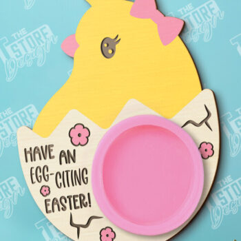 Intra απο ξύλο plywood 3mm-4mm πάχος - Δωροκάρτα Πασχαλινής Ζύμης |  CNC Δίασταση 15x15 cm INTRAFABR-117707575 - Image 1