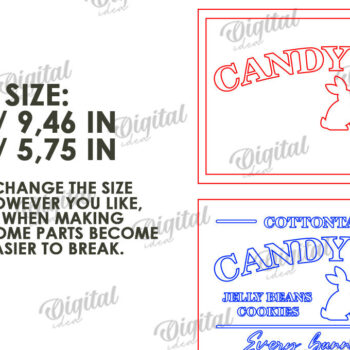 Intra απο ξύλο plywood 3mm-4mm πάχος - Πασχαλινή ρετρό πινακίδα . Σπίτι του Πάσχα Δίασταση 15x15 cm INTRAFABR-115401841 - Image 2