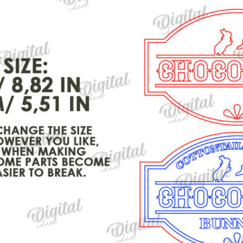 Intra απο ξύλο plywood 3mm-4mm πάχος - Πασχαλινή ρετρό πινακίδες κομμένη δέσμη με λέιζερ Δίασταση 15x15 cm INTRAFABR-115404239 - Image 6