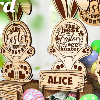 Intra απο ξύλο plywood 3mm-4mm πάχος - Επιβράβευση Πάσχα  Δίασταση 15x15 cm INTRAFABR-71477044 - Image 1