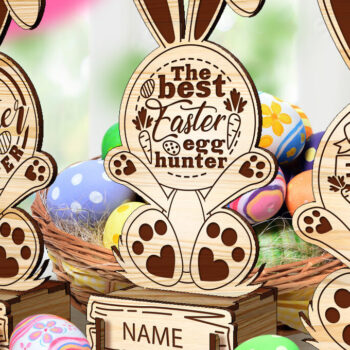 Intra απο ξύλο plywood 3mm-4mm πάχος - Επιβράβευση Πάσχα  Δίασταση 15x15 cm INTRAFABR-71477044 - Image 2