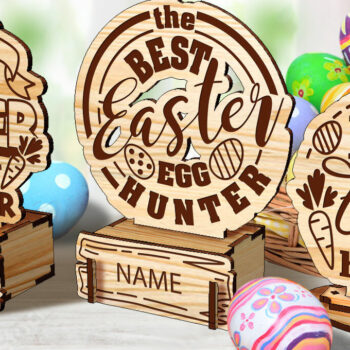 Intra απο ξύλο plywood 3mm-4mm πάχος - Επιβράβευση Πάσχα  Δίασταση 15x15 cm INTRAFABR-71477044 - Image 3