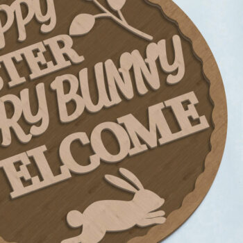 Intra απο ξύλο plywood 3mm-4mm πάχος - Πάσχα στρογγυλό πάνελ, πρότυπο χειροτεχνίας Δίασταση 5x5 cm INTRAFABR-90276684 - Image 3