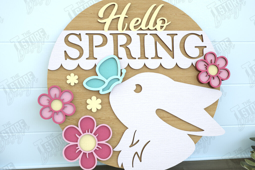 Intra απο ξύλο plywood 3mm-4mm πάχος - Πασχαλινή Στρογγυλή Πινακίδα | Καλό Πάσχα | CNC Δίασταση 15x15 cm INTRAFABR-116595882