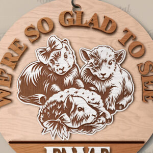 Intra απο ξύλο plywood 3mm-4mm πάχος - Πασχαλινή στρογγυλή πινακίδα  Δίασταση 15x15 cm INTRAFABR-118490312