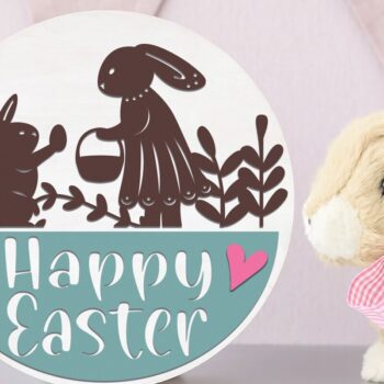 Intra απο ξύλο plywood 3mm-4mm πάχος - Πασχαλινό Στρογγυλό Πακέτο  Δίασταση 15x15 cm INTRAFABR-89918816 - Image 3