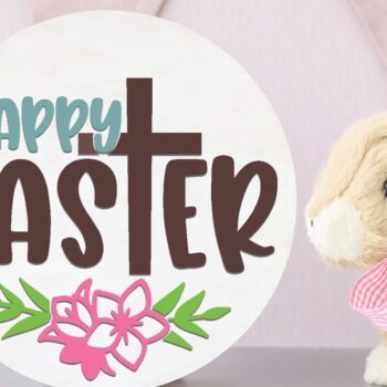 Intra απο ξύλο plywood 3mm-4mm πάχος - Πασχαλινό Στρογγυλό Πακέτο  Δίασταση 15x15 cm INTRAFABR-89918816 - Image 5