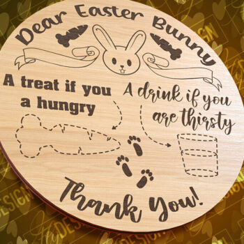 Intra απο ξύλο plywood 3mm-4mm πάχος - Πασχαλινός δίσκος σερβιρίσματος με λέιζερ |  CNC Δίασταση 15x15 cm INTRAFABR-91657171 - Image 4