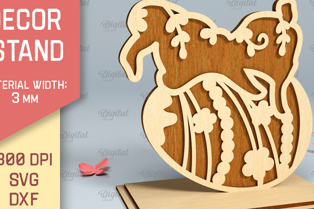 Intra απο ξύλο plywood 3mm-4mm πάχος - Πασχαλινό περίπτερο . Πασχαλινή διακόσμηση με λέιζερ Δίασταση 15x15 cm INTRAFABR-90890409