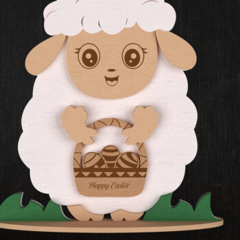 Intra απο ξύλο plywood 3mm-4mm πάχος - Πασχαλινό Standee Bundle Laser Cut  Δίασταση 6x6 cm INTRAFABR-116419006 - Image 5