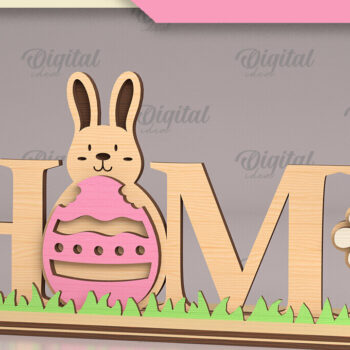 Intra απο ξύλο plywood 3mm-4mm πάχος - Πασχαλινά περίπτερα . 3D Stands Cut Laser Δίασταση 15x15 cm INTRAFABR-88608527 - Image 4