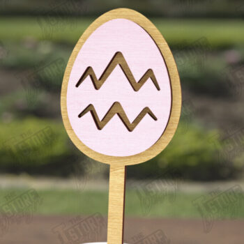 Intra απο ξύλο plywood 3mm-4mm πάχος - Πασχαλινά μπαστούνια για ανακατεύοντας ποτά | CNC Δίασταση 15x15 cm INTRAFABR-115762569 - Image 1