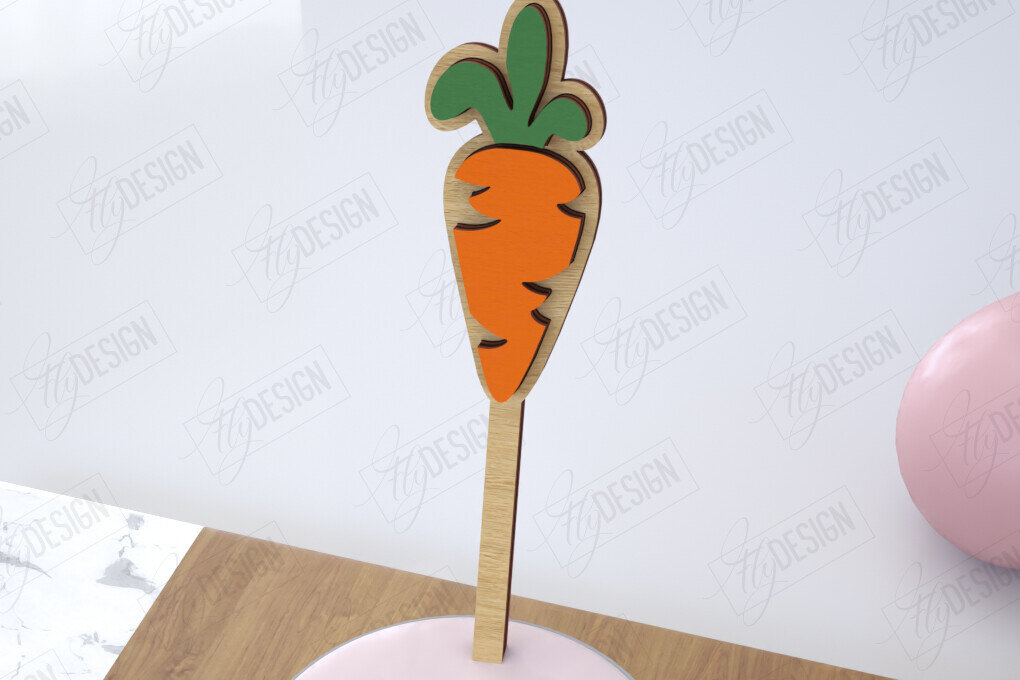 Intra απο ξύλο plywood 3mm-4mm πάχος - Πασχαλινά μπαστούνια για ανακατεύοντας ποτά | CNC Δίασταση 15x15 cm INTRAFABR-115762423