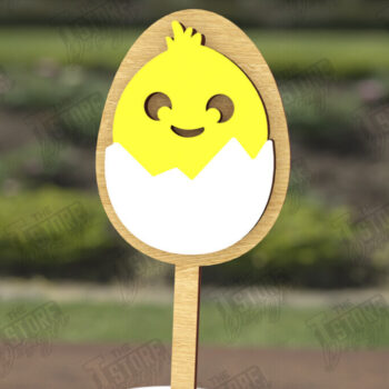 Intra απο ξύλο plywood 3mm-4mm πάχος - Πασχαλινά ραβδιά ανακατεύοντας ποτό |CNC Δίασταση 15x15 cm INTRAFABR-115762834 - Image 10