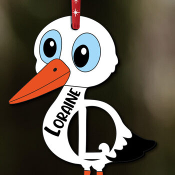 Intra απο ξύλο plywood 3mm-4mm πάχος - Πασχαλινό γράμμα L  Καλάθι Αποκοπή ετικέτας Δίασταση 6x6 cm INTRAFABR-113605534 - Image 1