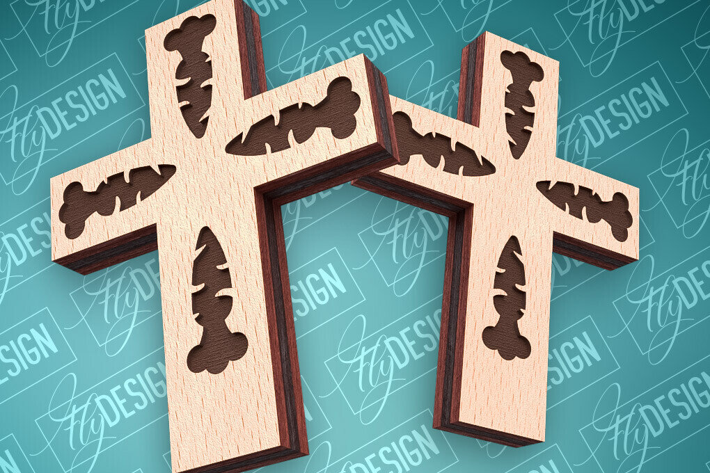 Intra απο ξύλο plywood 3mm-4mm πάχος - Πασχαλινά σκουλαρίκια με λέιζερ | CNC Δίασταση 3x3 cm INTRAFABR-91523586