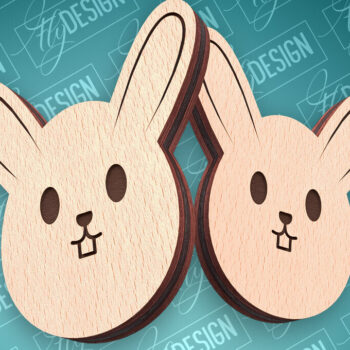 Intra απο ξύλο plywood 3mm-4mm πάχος - Πασχαλινά σκουλαρίκια με λέιζερ | CNC Δίασταση 3x3 cm INTRAFABR-91524891 - Image 17