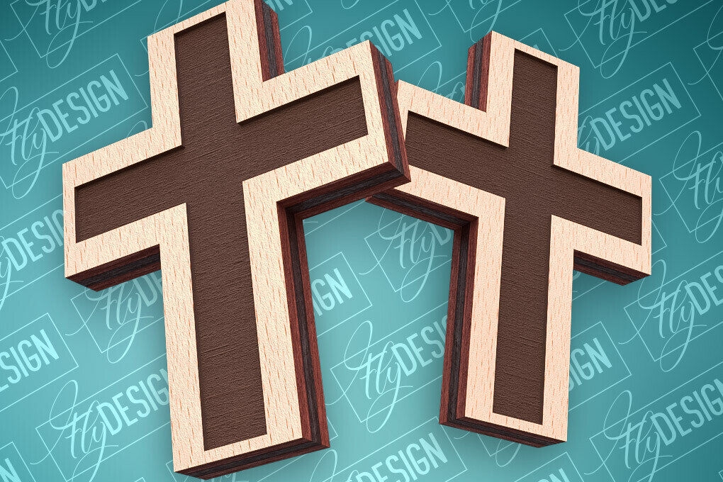 Intra απο ξύλο plywood 3mm-4mm πάχος - Πασχαλινά σκουλαρίκια με λέιζερ | CNC Δίασταση 3x3 cm INTRAFABR-91523355