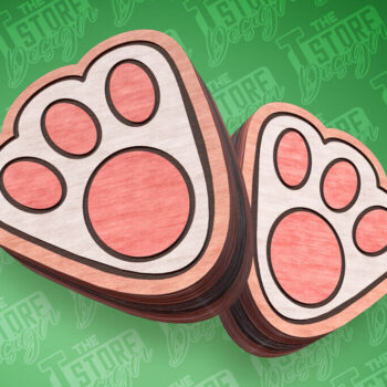 Intra απο ξύλο plywood 3mm-4mm πάχος - Πασχαλινά σκουλαρίκια με λέιζερ | CNC Δίασταση 3x3 cm INTRAFABR-91373925 - Image 8