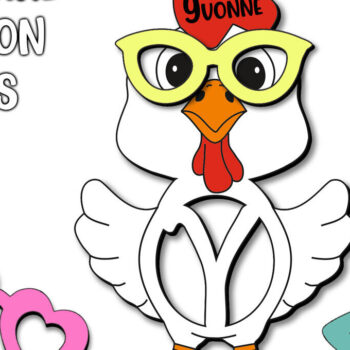 Intra απο ξύλο plywood 3mm-4mm πάχος - Πασχαλινό  Letter Y Όνομα καλαθιού κοτόπουλου Δίασταση 6x6 cm INTRAFABR-114000571 - Image 3