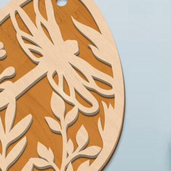 Intra απο ξύλο plywood 3mm-4mm πάχος - Διακοσμητικό κομμένο  με στρώσεις πασχαλινής ετικέτας Δίασταση 3x4 cm INTRAFABR-89292583 - Image 3