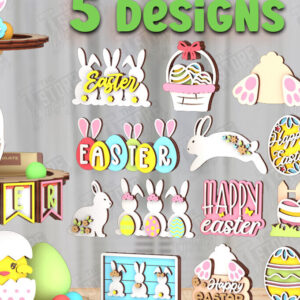 Intra απο ξύλο plywood 3mm-4mm πάχος - Πασχαλινό Δίσκο Δίσκος | Στρογγυλό σταντ Δίασταση 15x15 cm INTRAFABR-116218201