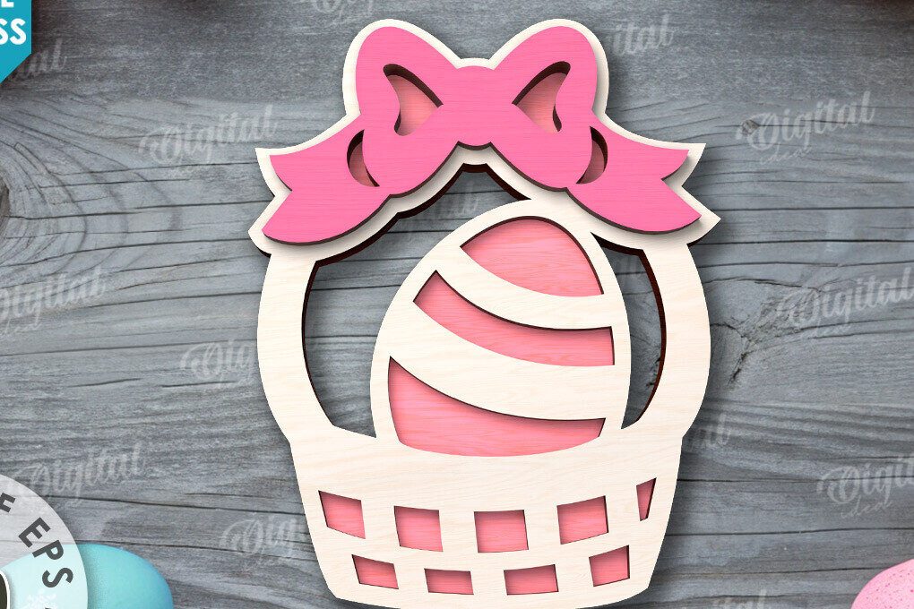 Intra απο ξύλο plywood 3mm-4mm πάχος - Πασχαλινός δίσκος με λέιζερ. Πασχαλινό  Δίασταση 15x15 cm INTRAFABR-116898459