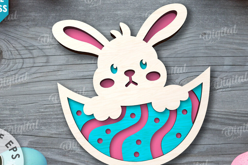 Intra απο ξύλο plywood 3mm-4mm πάχος - Πασχαλινός δίσκος με λέιζερ. Πασχαλινό  Δίασταση 15x15 cm INTRAFABR-116898496