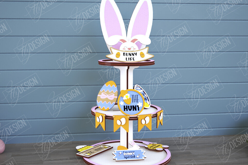 Intra απο ξύλο plywood 3mm-4mm πάχος - Πασχαλινός Δίσκος | Στρογγυλό σταντ | CNC Δίασταση 15x15 cm INTRAFABR-117879309