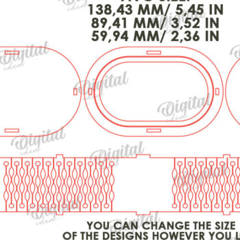 Intra απο ξύλο plywood 3mm-4mm πάχος -  κουτί πασχαλινών λιχουδιών. Δώρο Πάσχα Δίασταση 15x15 cm INTRAFABR-115749618 - Image 3