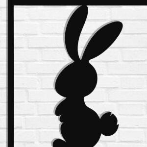 Intra απο ξύλο plywood 3mm-4mm πάχος -  με λέιζερ Πασχαλινής Τέχνης Τοίχου Δίασταση 40x50 cm INTRAFABR-116092324