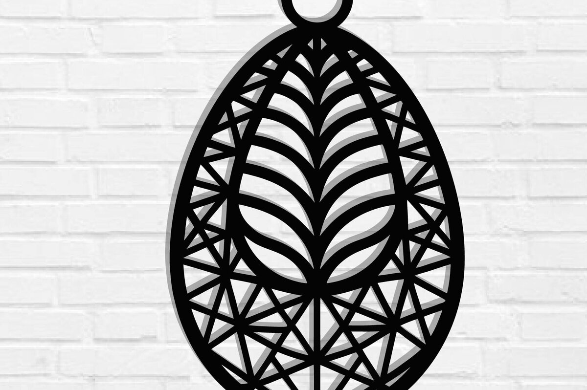 Intra απο ξύλο plywood 3mm-4mm πάχος - Πασχαλινή διακόσμηση τοίχου με λέιζερ  Δίασταση 40x50 cm INTRAFABR-116091053