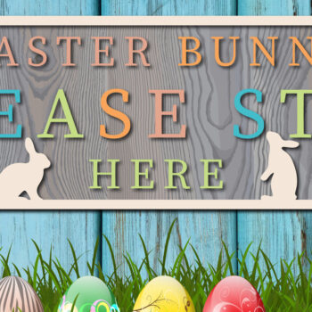 Intra απο ξύλο plywood 3mm-4mm πάχος - Πασχαλινή πινακίδα καλωσορίσματος Big Bundle Decor Δίασταση 15x15 cm INTRAFABR-25466868 - Image 7