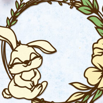 Intra απο ξύλο plywood 3mm-4mm πάχος - Πασχαλινό Σιτάρι, Πολυστρωματικό Στολίδι Δίασταση 2x14 cm INTRAFABR-87434740 - Image 3