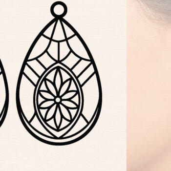 Intra απο ξύλο plywood 3mm-4mm πάχος - Πασχαλινά Ξύλινα Σκουλαρίκια Πακέτο κοπής με λέιζερ Δίασταση 3000x3000 cm INTRAFABR-116431928 - Image 3