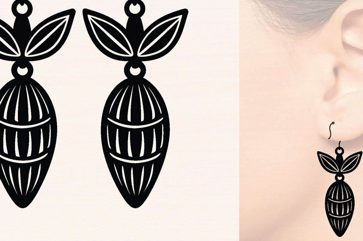 Intra απο ξύλο plywood 3mm-4mm πάχος - Πασχαλινά Ξύλινα Σκουλαρίκια Laser Cut  Δίασταση 3000x3000 cm INTRAFABR-116429330