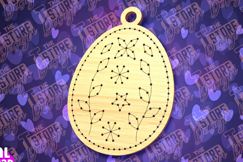 Intra απο ξύλο plywood 3mm-4mm πάχος - Πασχαλινό Ξυλοκέντημα Κενό |  Δίασταση 15x15 cm INTRAFABR-91063396