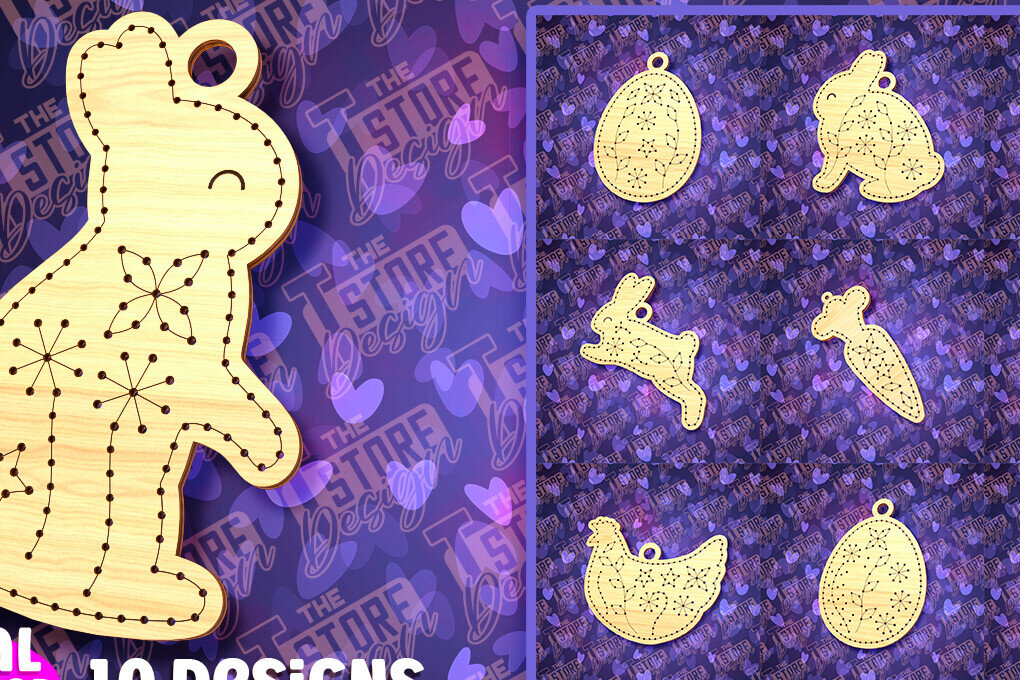 Intra απο ξύλο plywood 3mm-4mm πάχος - Πασχαλινό Ξυλοκέντημα Κενό |  Δίασταση 15x15 cm INTRAFABR-91063427